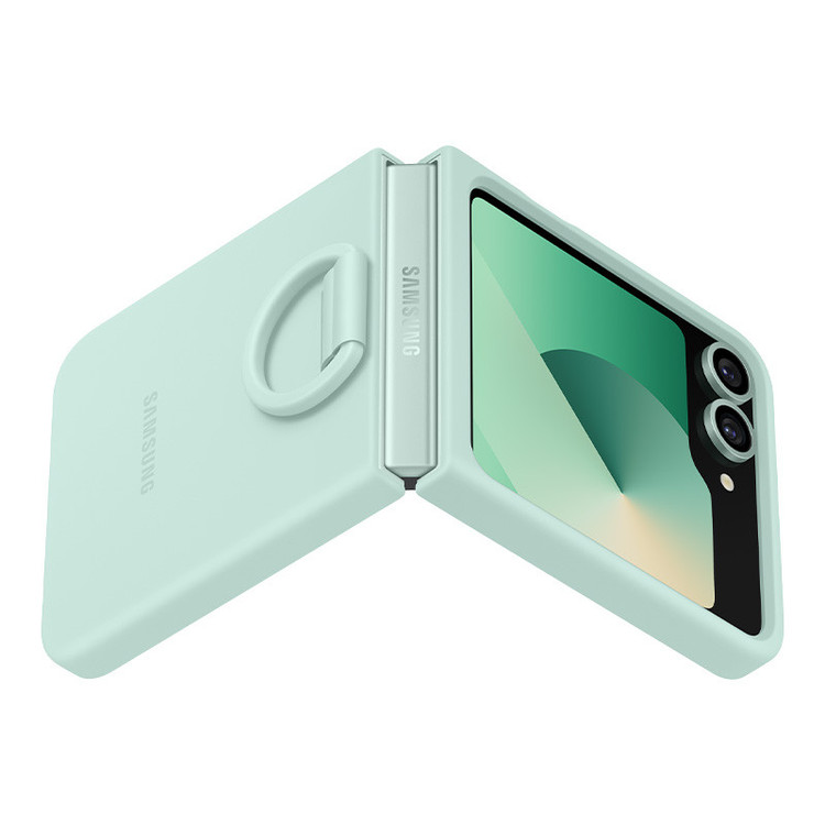 کاور سامسونگ مدل EF-PF741 مناسب برای گوشی موبایل سامسونگ Galaxy Z Flip6 به همراه آویز