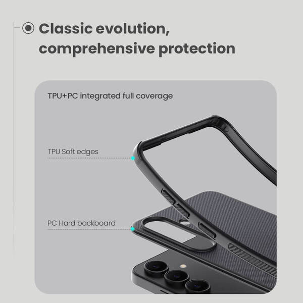 کاور نیلکین مدل Super Frosted Shield Pro مناسب برای گوشی موبایل سامسونگ Galaxy S25 FE