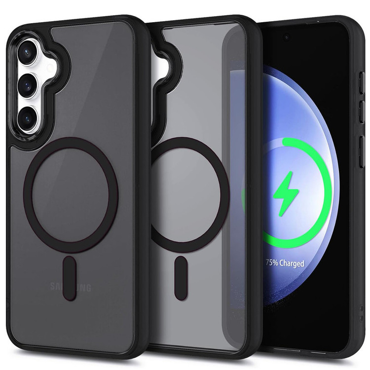 کاور بادی قاب مدل مگ سیف مات طرح Magsafe مناسب برای گوشی موبایل سامسونگ Galaxy S23 FE