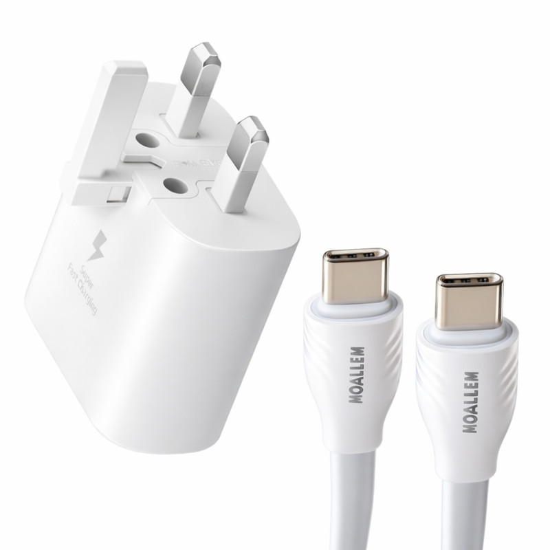 شارژر دیواری 25 وات مدل Galaxy-A16 به همراه کابل USB-C