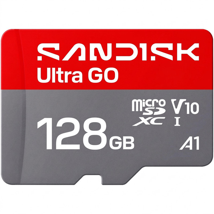 کارت حافظه میکرو اس دی سن دیسک مدل Ultra GO کلاس A1 استاندارد UHS-I U1 سرعت 190 مگابایت بر ثانیه ظرفیت 128 گیگابایت