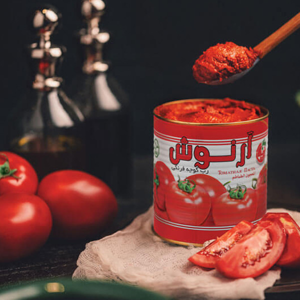 کنسرو رب گوجه فرنگی آرنوش - 800 گرم مجموعه 6 عددی