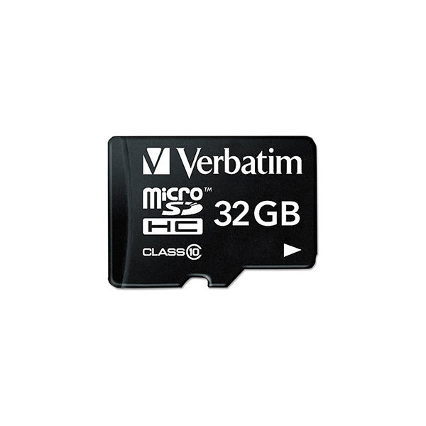 کارت حافظه Micro SDHC ورباتیم مدل Premium v10 کلاس 10 UHS-I سرعت 90MB/S ظرفیت 32 گیگابایت به همراه آداپتور