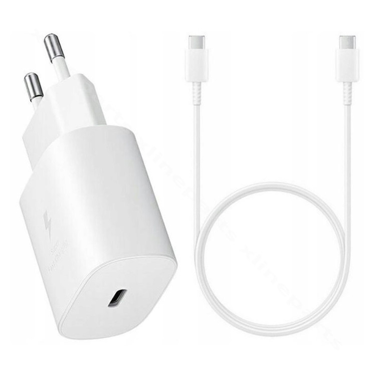 شارژر دیواری 25 وات فوننگ مدل A56 Super Fast EU به همراه کابل تبدیل USB-C