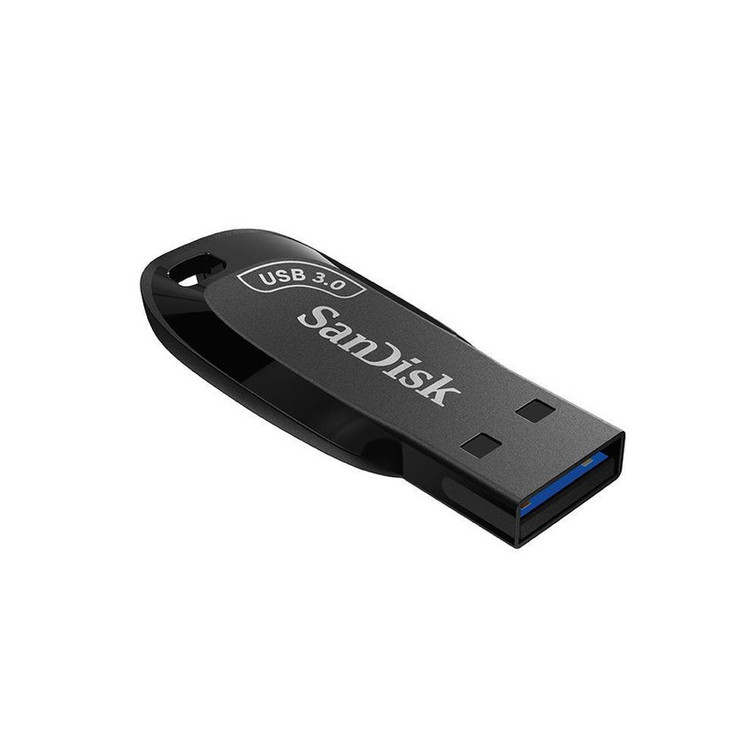 فلش مموری 64 گیگابایت سن دیسک مدل ULTRA SHIFT CZ410 با رابط USB 3.1، سرعت خواندن 100 مگابایت بر ثانیه، نرمافزار امنیتی SanDisk SecureAccess و بازیابی فایل RESCUEPRO Deluxe، مناسب ضبط خودرو و تلویزیون