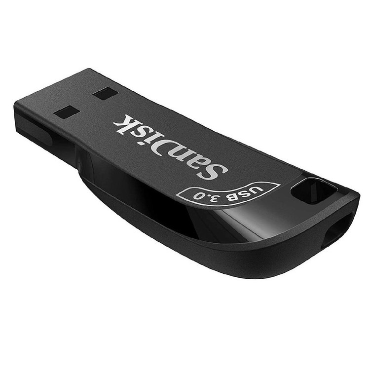 فلش مموری 64 گیگابایت سن دیسک مدل ULTRA SHIFT CZ410 با رابط USB 3.1، سرعت خواندن 100 مگابایت بر ثانیه، نرمافزار امنیتی SanDisk SecureAccess و بازیابی فایل RESCUEPRO Deluxe، مناسب ضبط خودرو و تلویزیون