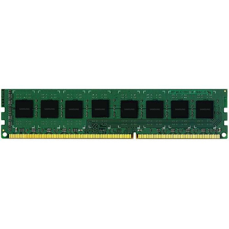 رم کامپیوتر DDR3 تک کاناله 8 گیگابایت سامسونگ مدل PC3L با فرکانس 1600 مگاهرتز، تایمینگ CL11 و ولتاژ کاری 1.35 ولت