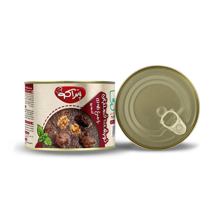 کنسرو قورمه سبز و قیمه و فسنجان پتراکو -500 گرم مجموعه 6 عددی