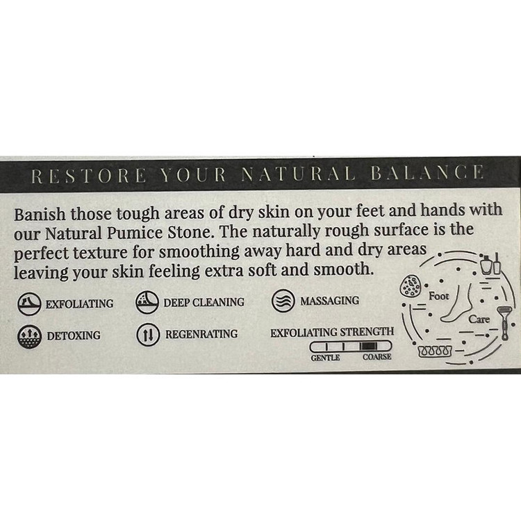 سنگ پا کارامل مدل NATURAL VOLCANIC PUMICE کد NX-0234