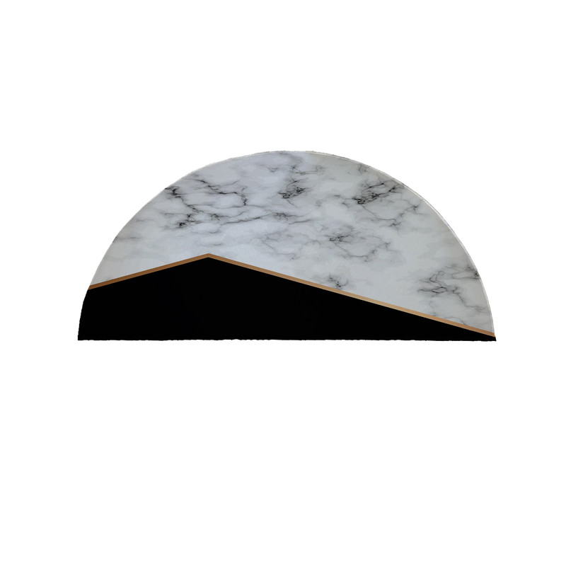 پادری مدل نیم دایره طرح سنگ کد 8635 سایز 90×45 سانتی متر