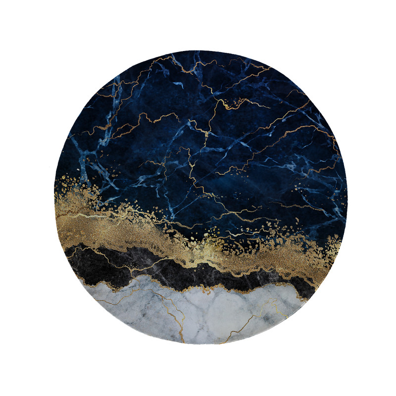 پادری مدل دایره طرح سنگ کد 8474 سایز 90 × 90 سانتی متر