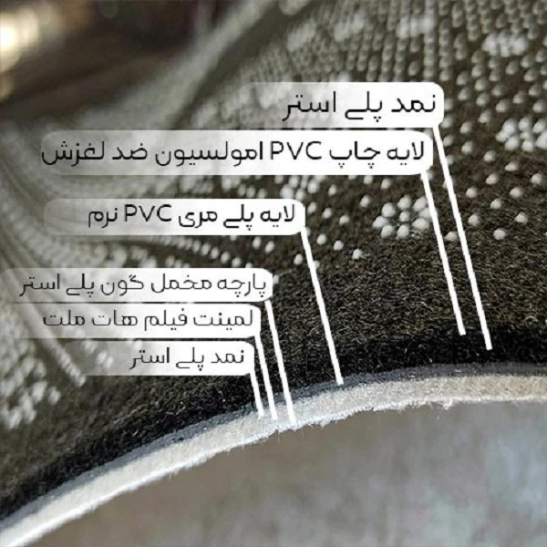 پادری مدل رویه مخمل طرح سنگ کد D.257 سایز 75*45 سانتی متر مناسب برای فضای داخلی مجموعه دو عددی