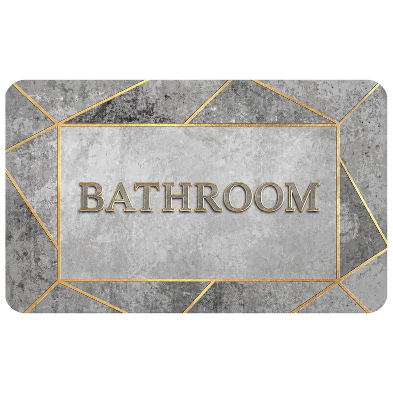 پادری مدل سرویس bath طرح سنگ 407m4 سایز 76x46 سانتی‌متر مناسب برای فضای داخلی