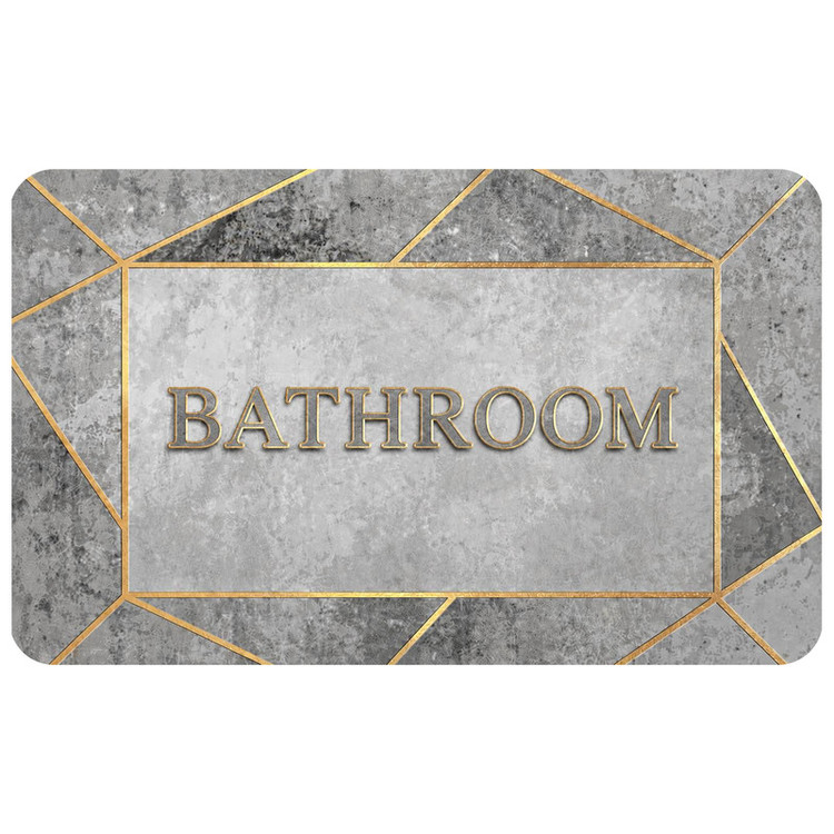 پادری مدل سرویس bath طرح سنگ 407m4 سایز 76x46 سانتیمتر مناسب برای فضای داخلی