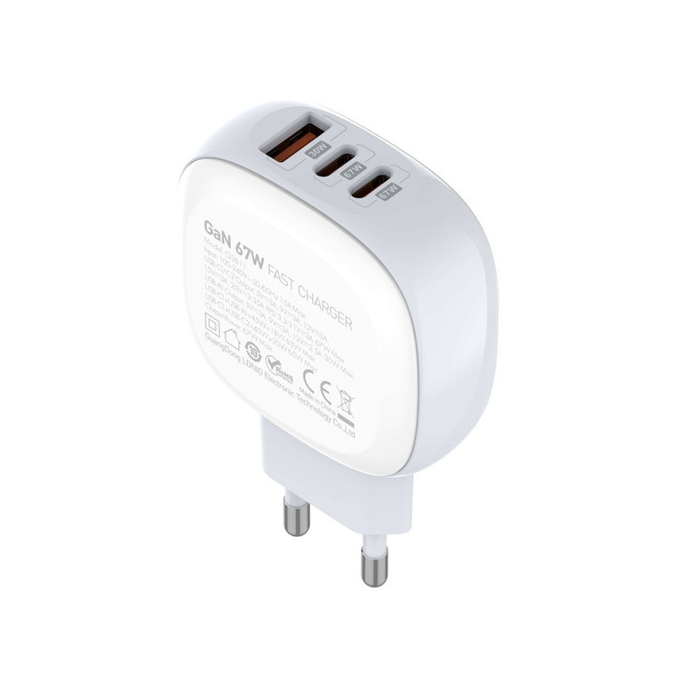 شارژر دیواری 67 وات الدینیو مدل Q3611 با کابل تبدیل USB-C