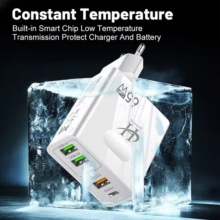 شارژر دیواری 65 وات هارمن مدل ADC-GAN002