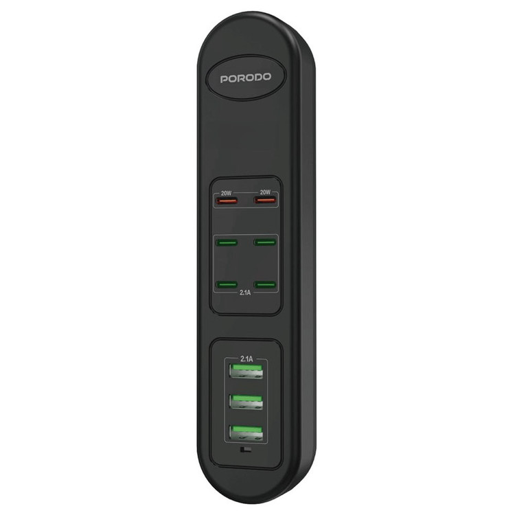 شارژر رومیزی 50وات پرودو مدل 50W Multi-Port USB Charging HUB