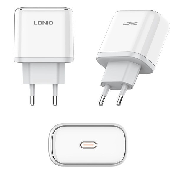 شارژر دیواری 45 وات الدینیو مدل Q1415 به همراه کابل USB-C