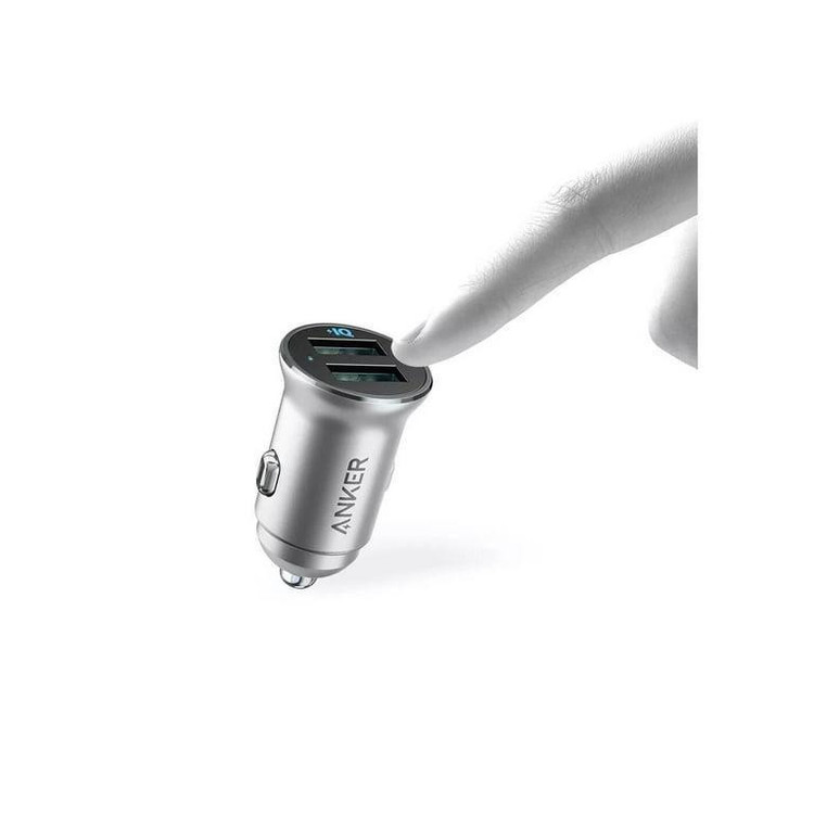 شارژر فندکی انکر مدل A2727 Powerdrive2 Alloy