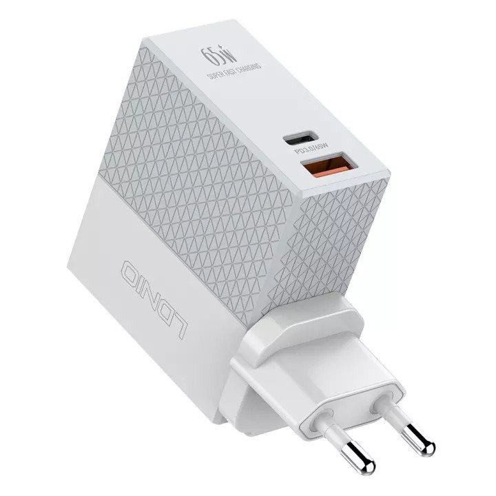 شارژر دیواری الدینیو مدل A2620C به همراه کابل تبدیل USB-C