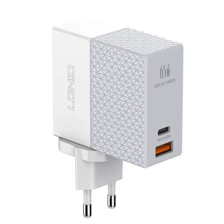 شارژر دیواری الدینیو مدل A2620C به همراه کابل تبدیل USB-C