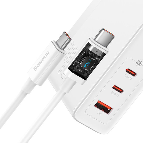 شارژر دیواری 140 وات باسئوس مدل GaN5 Pro