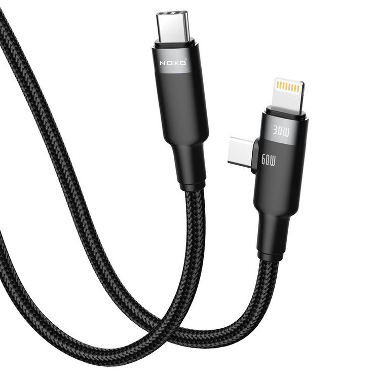 شارژر دیواری 20 وات نوکسو مدل CHN-5 به همراه کابل USB-C / لایتنینگ