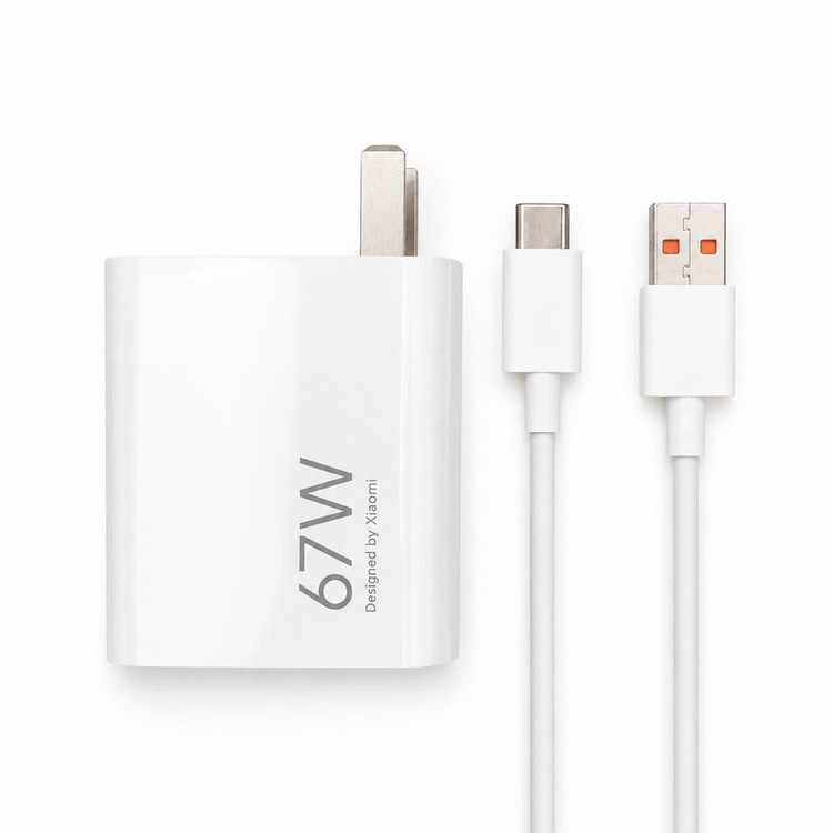 شارژر دیواری 67 وات مدل MDY-15-EQ به همراه کابل تبدیل USB-A به USB-C