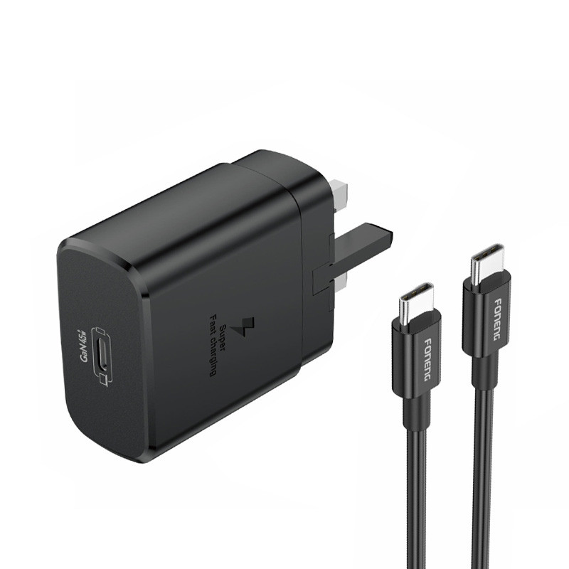 شارژر دیواری 45 وات فوننگ مدل S24 ULTRA به همراه کابل تبدیل USB-C