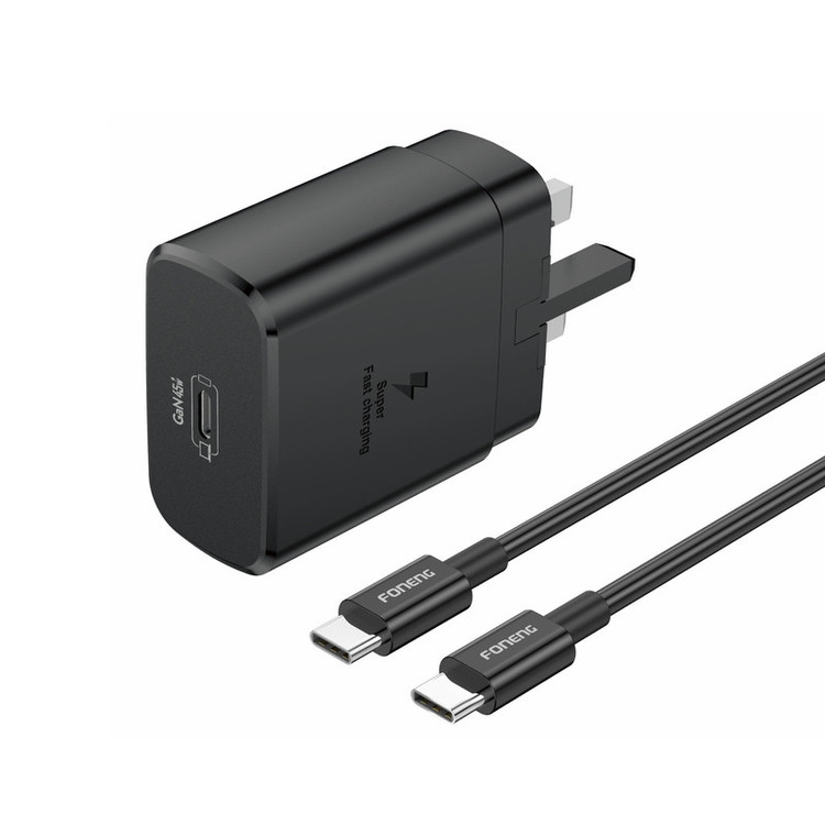 شارژر دیواری 45 وات فوننگ مدل S24 ULTRA به همراه کابل تبدیل USB-C