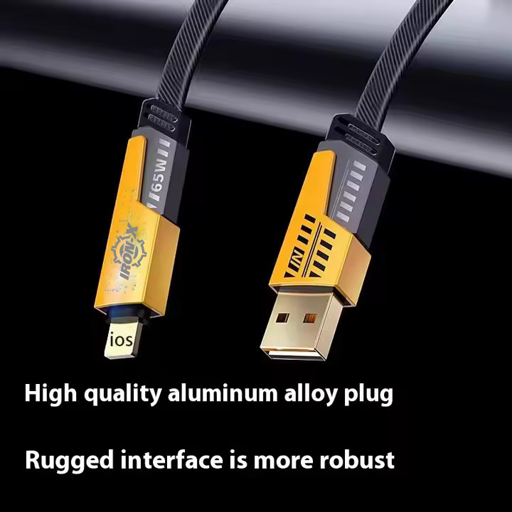 شارژر دیواری 25 وات دو پورت آیرون ایکس مدل PDQC30 به همراه کابل تبدیل USB/USB-C به لایتنینگ/USB-C طول 1.5 متر