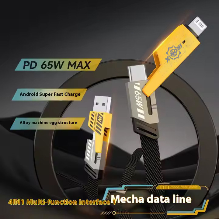 شارژر دیواری 25 وات دو پورت آیرون ایکس مدل PDQC30 به همراه کابل تبدیل USB/USB-C به لایتنینگ/USB-C طول 1.5 متر