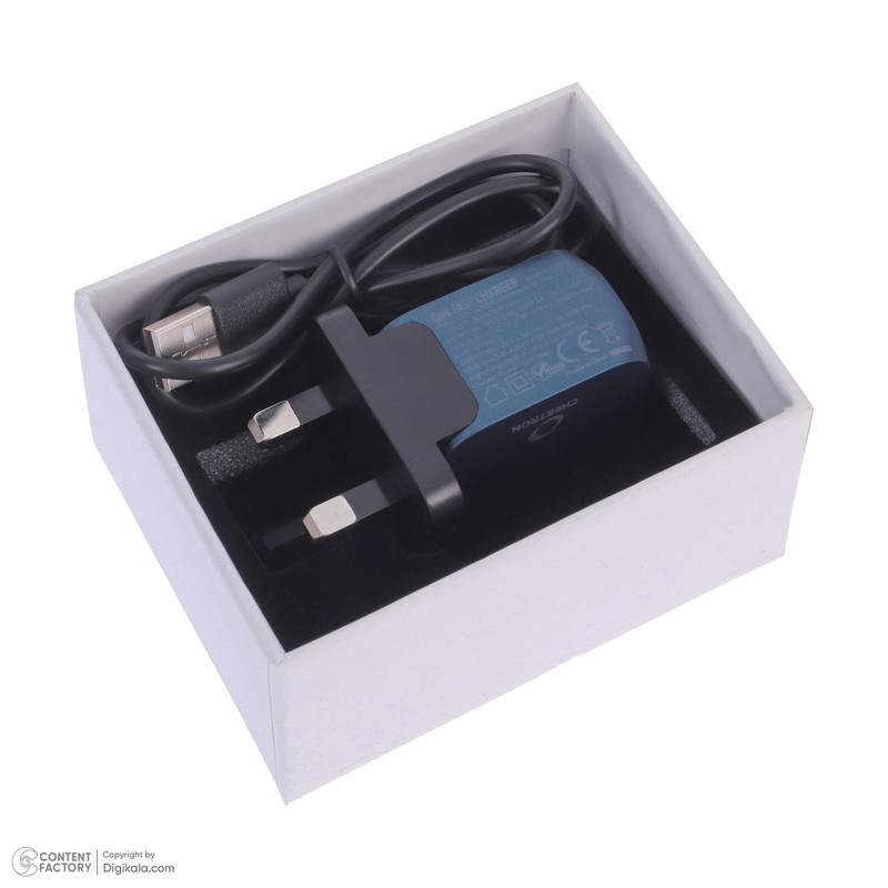 شارژر دیواری 33 وات 3 پورت چیترون مدل C5 Gan به همراه کابل USB-C