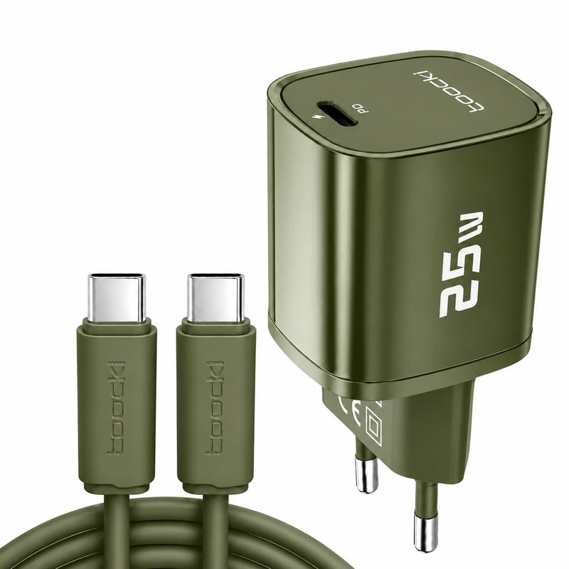 شارژر دیواری ۲۵ وات توکی مدل A31 به همراه کابل USB-C