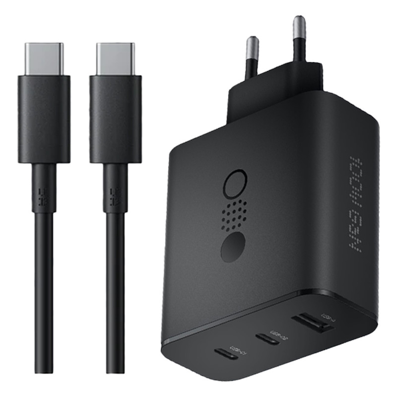 شارژر دیواری 100 وات سه پورت ناتینگ مدل CMF Power GaN به همراه کابل USB-C طول 1.5 متر