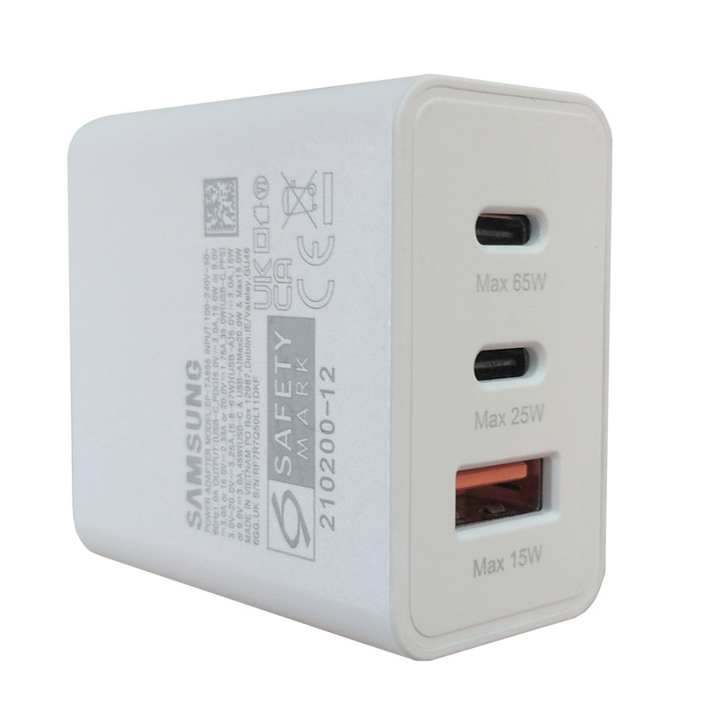 شارژر دیواری 65 وات مدل EP-TA855 به همراه کابل تبدیل USB -C