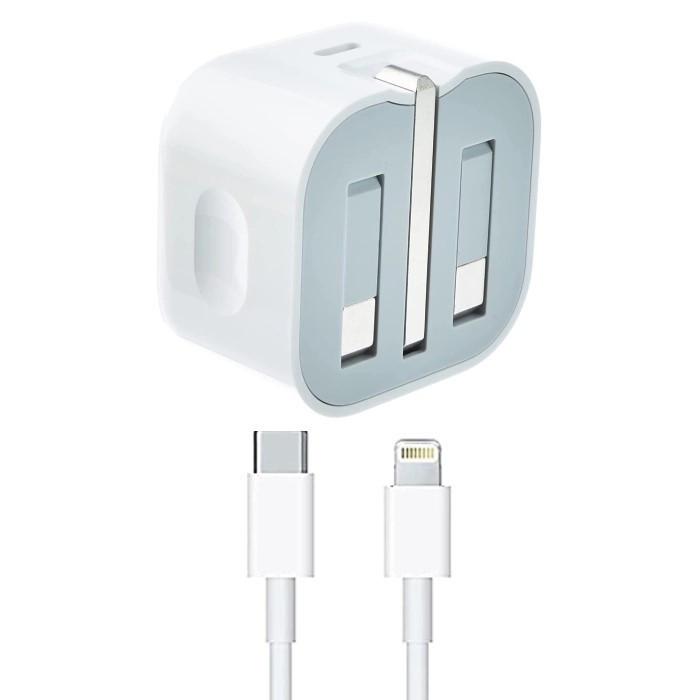 شارژر 35 وات سولوفر مدل IPHONE 14 35W به همراه کابل تبدیل لایتنینگ به USB-C