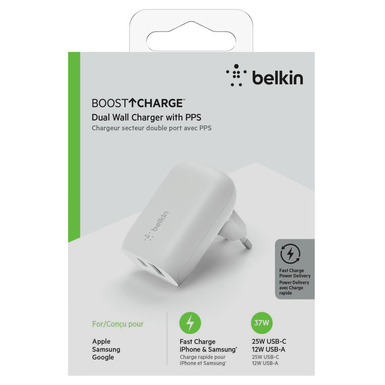 شارژر دیواری بلکین مدل WCB007vfWH BOOST CHARGE