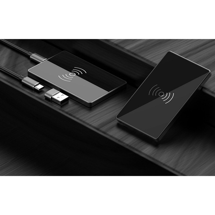 شارژر بیسیم 15 وات بودی مدل M8J3300B به همراه کابل USB-C و مبدل USB-C به USB-A