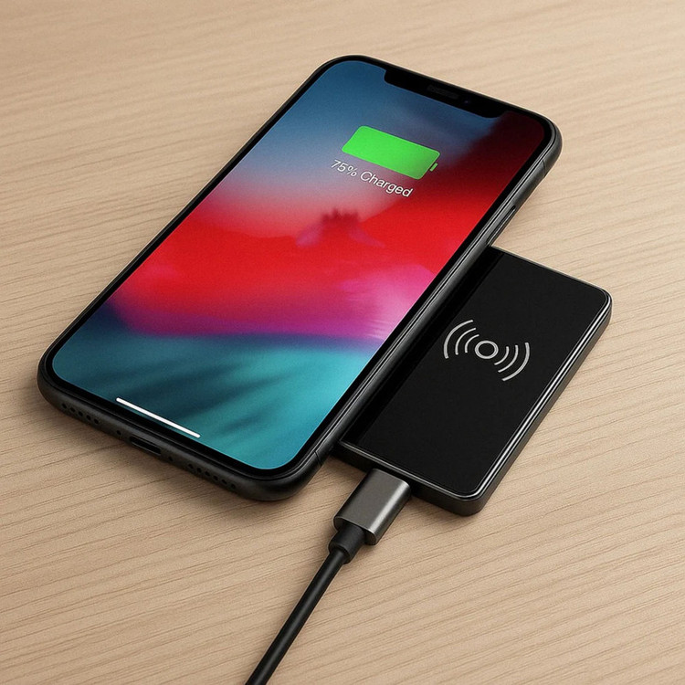 شارژر بیسیم 15 وات بودی مدل M8J3300B به همراه کابل USB-C و مبدل USB-C به USB-A