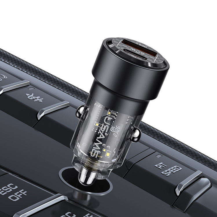 شارژر فندکی یوسمز مدل cc208