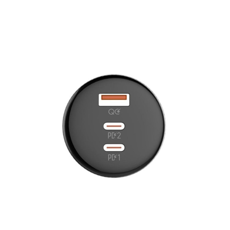 شارژر فندکی 160 وات الدینیو مدل C102 به همراه کابل usb-C