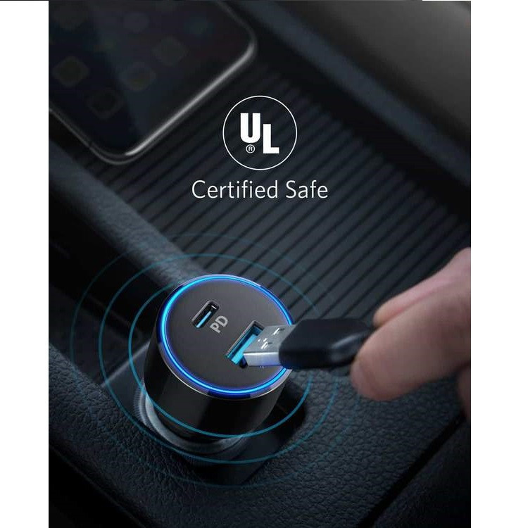 شارژر فندکی انکر مدل A2229 PowerDrive Speed plus 2