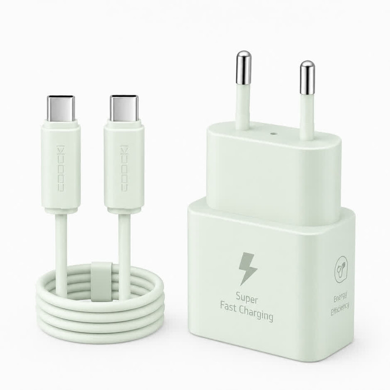 شارژر دیواری 25 وات توکی مدل A33-25W به همراه کابل USB-C