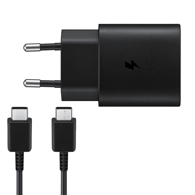 شارژر دیواری 25 وات اس ال وای مدل SUPER FAST PD25W به همراه کابل تبدیل USB-C