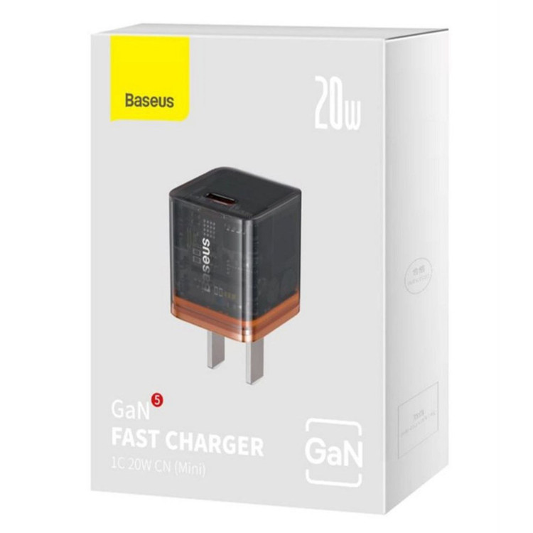 شارژر دیواری 20 وات بیسوس مدل GAN5 Fast Charger