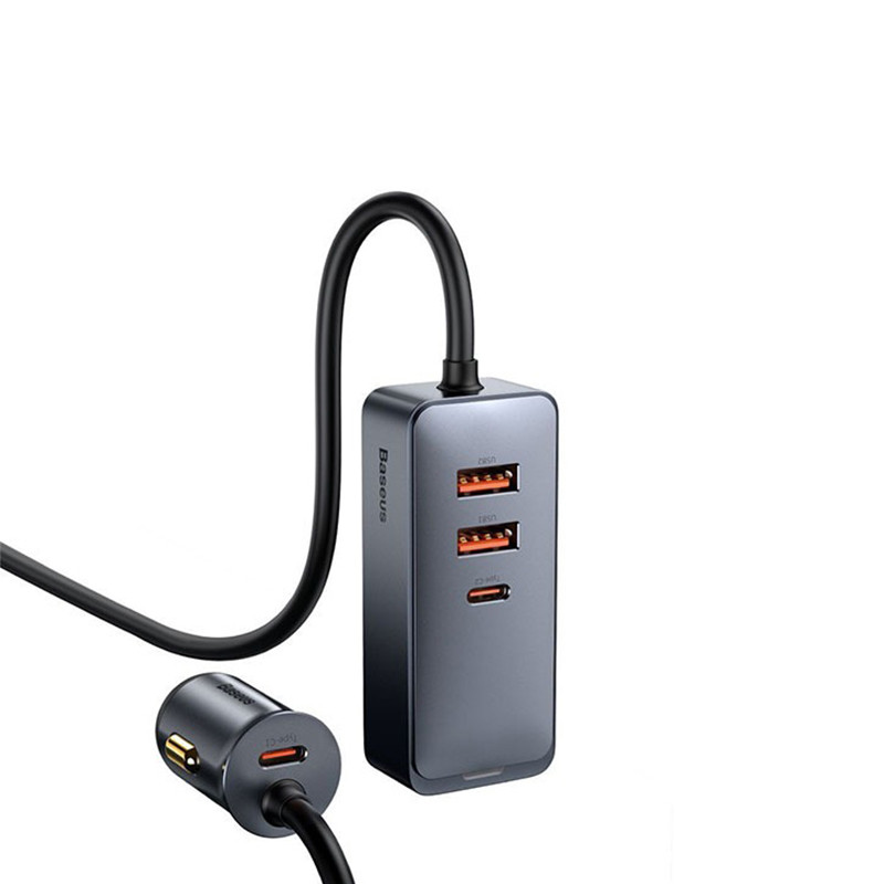 شارژر فندکی 120 وات بیسوس مدل CCBX-120C2X