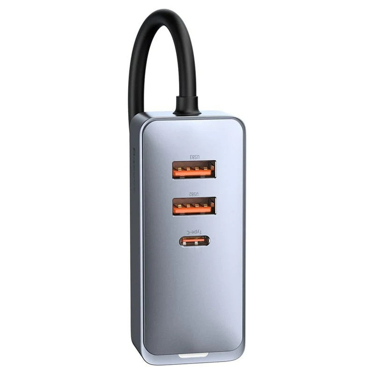 شارژر فندکی 120 وات بیسوس مدل CCBX-120C2X