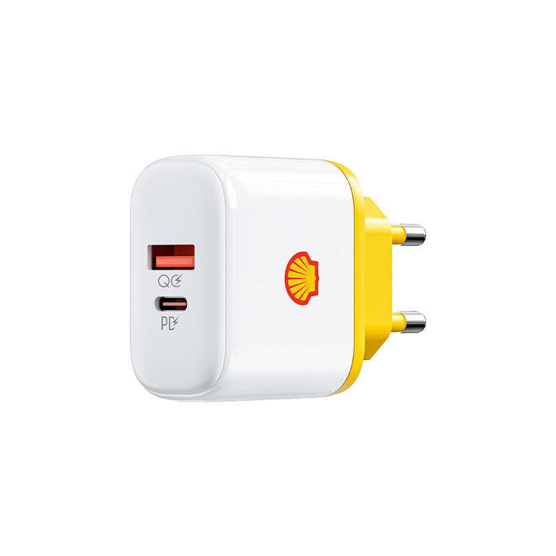 شارژر دیواری 45 وات شل مدل SWC15 به همراه کابل USB-C