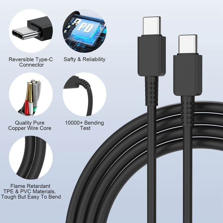 شارژر دیواری 25 وات اس ال وای مدل SUPER FAST 25W به همراه کابل تبدیل USB-C
